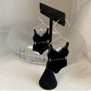 Bathing Suit Drop Earrings